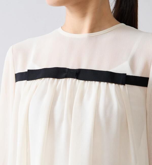 TIARA「リボンディテールブラウス」|シャツ・ブラウス|