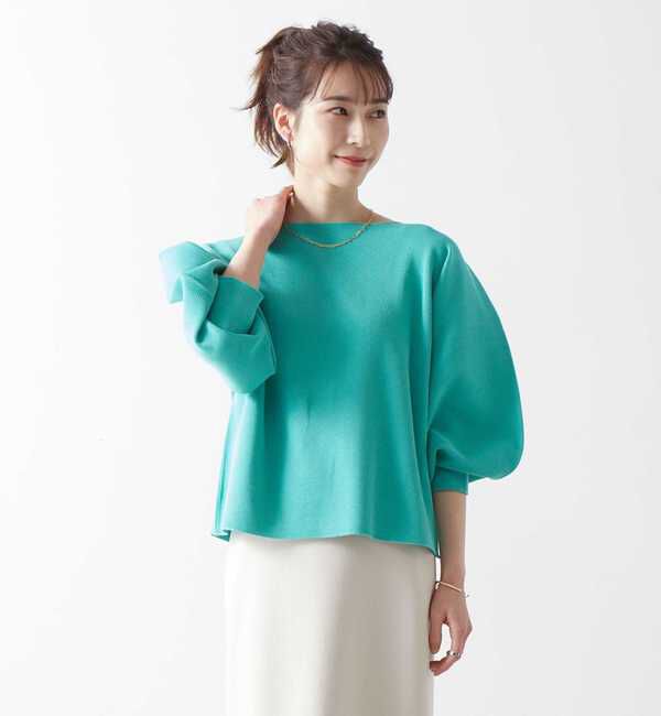 Liesse「ホールガーメントニット」|ニット・セーター|グリーン