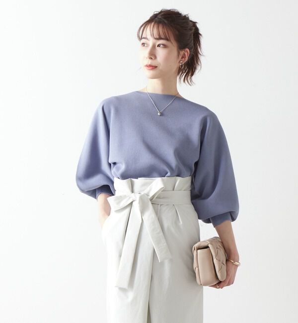 Liesse「ホールガーメントニット」|ニット・セーター|ブルー