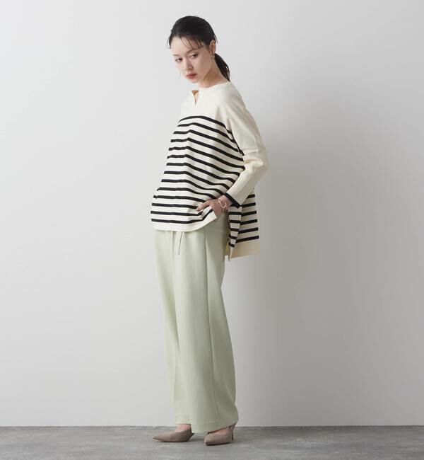 Liesse「キーネックワイドニット」|ニット・セーター|