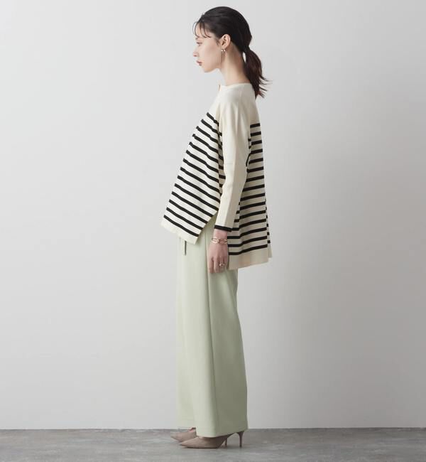 Liesse「キーネックワイドニット」|ニット・セーター|