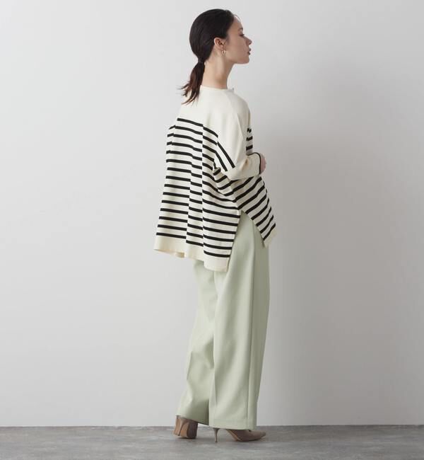 Liesse「キーネックワイドニット」|ニット・セーター|