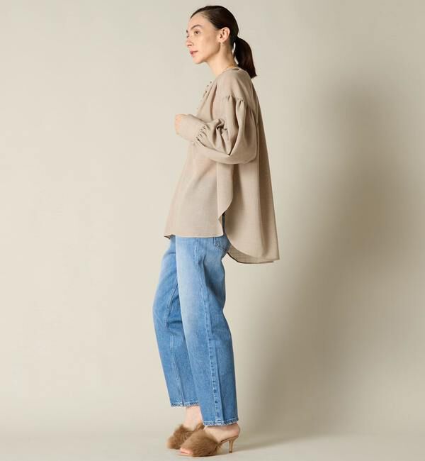 Liesse「エアリーギャザーブラウス」|シャツ・ブラウス|