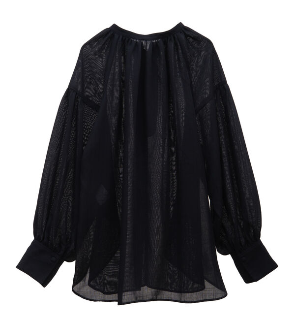 Liesse「エアリーギャザーブラウス」|シャツ・ブラウス|