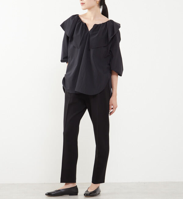 Liesse「フリルカラーブラウス」|シャツ・ブラウス|