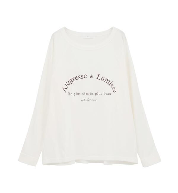 Liesse「ロゴミニ裏毛スウェット」|Tシャツ・カットソー|