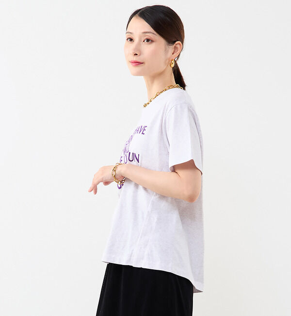 SOFFITTO「フロッキープリントTシャツ」|Tシャツ・カットソー|