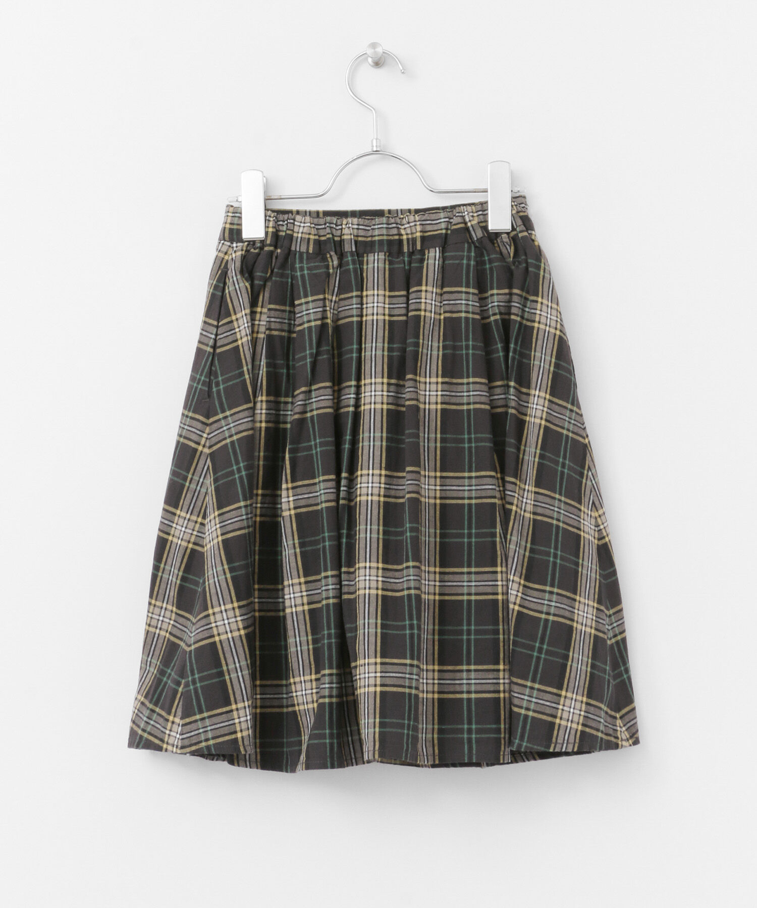 URBAN RESEARCH DOORS「FORK&SPOON　コットンリネンチェックスカート(KIDS)」|その他|