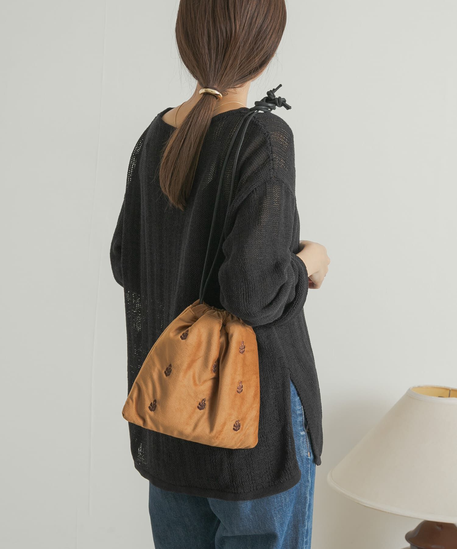 URBAN RESEARCH DOORS「ウォッシャブル透かし編みニット」|ニット・セーター|