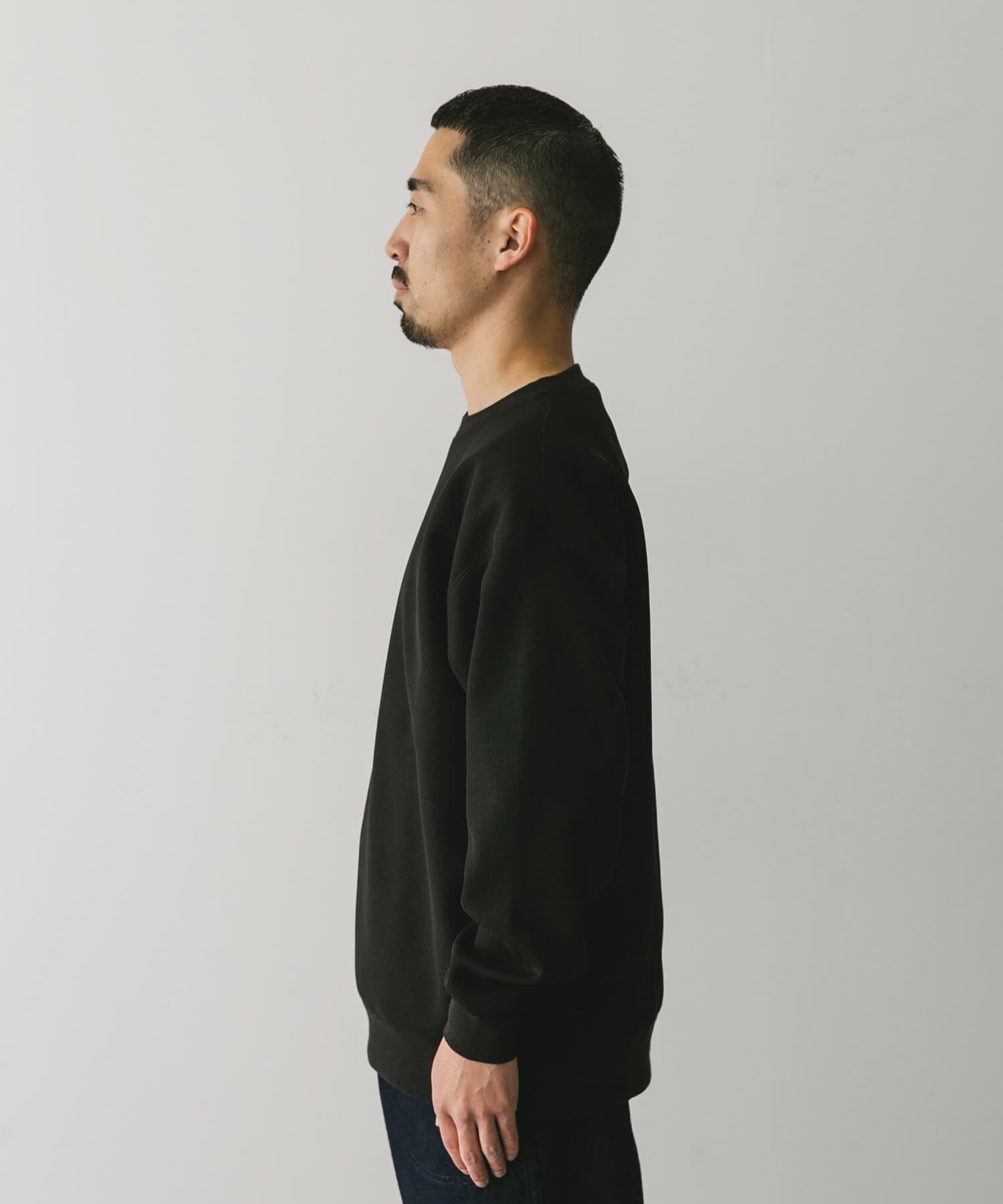 URBAN RESEARCH DOORS「『XLサイズ/WEB限定』ワッフルフリース クルーネック プルオーバー」|Tシャツ・カットソー|