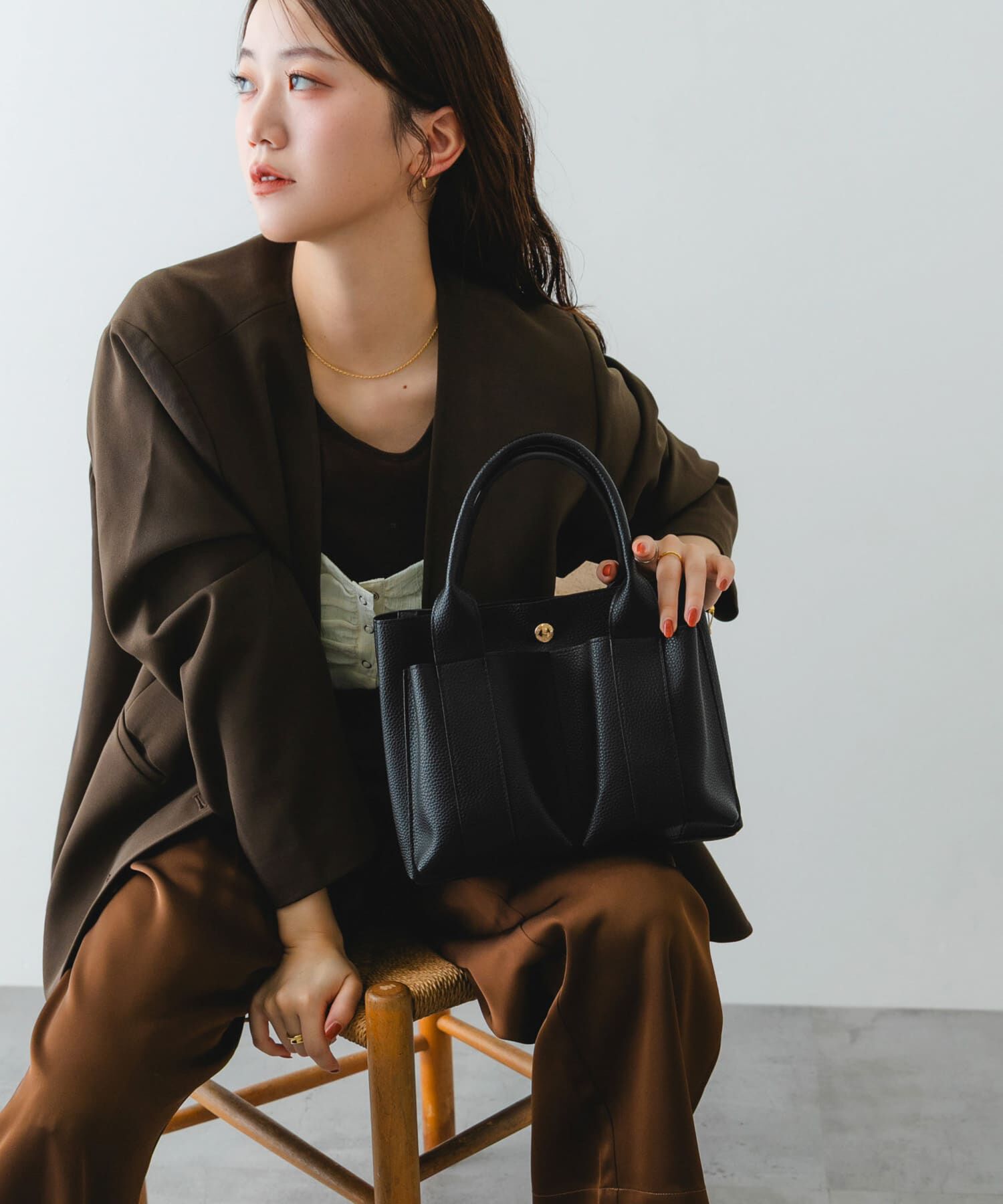 RODE SKO「プチダブルポケットトートバッグ」|トートバッグ|