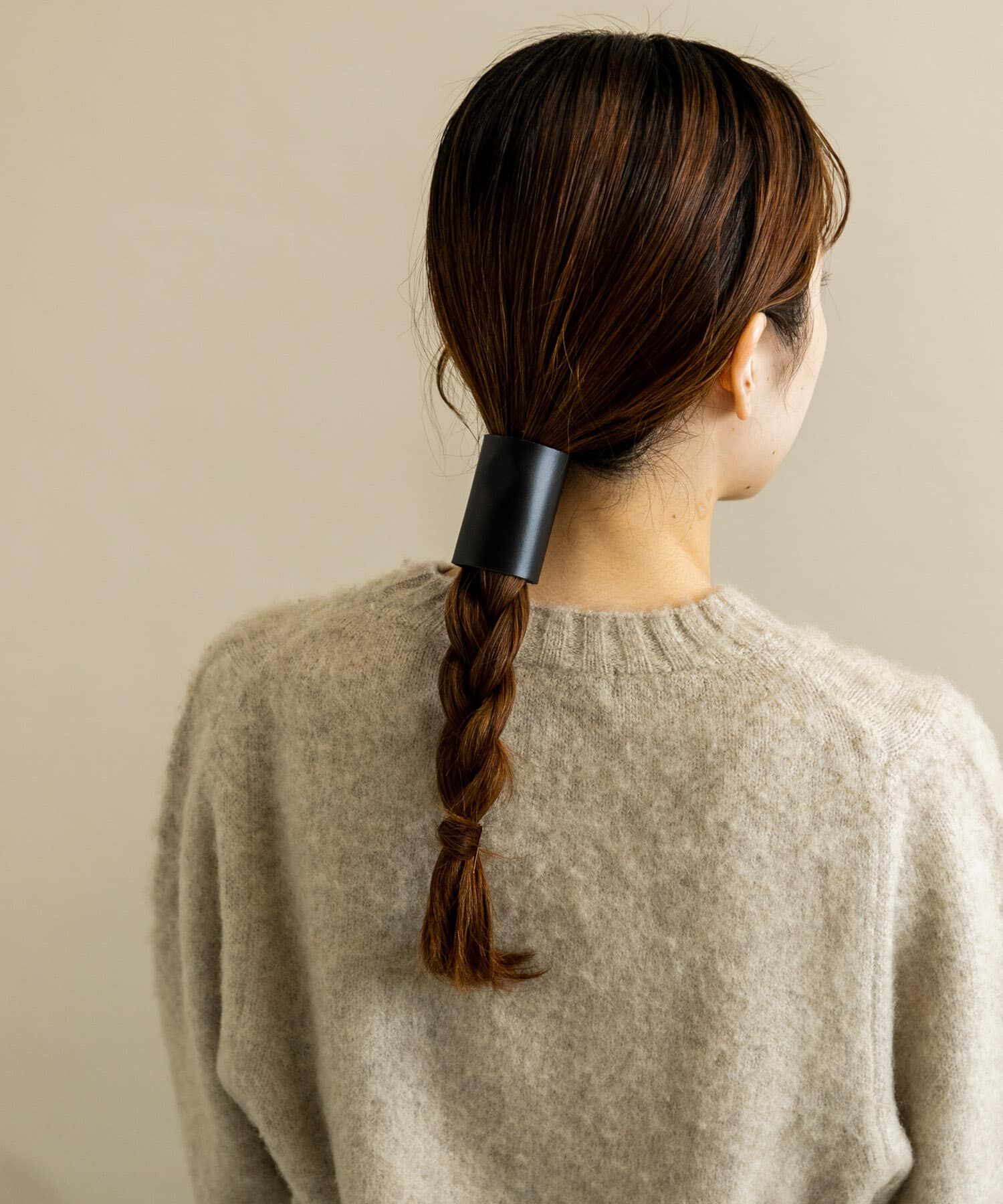 SMELLY「フェイクレザーヘアカフセット」|ヘアゴム・シュシュ|