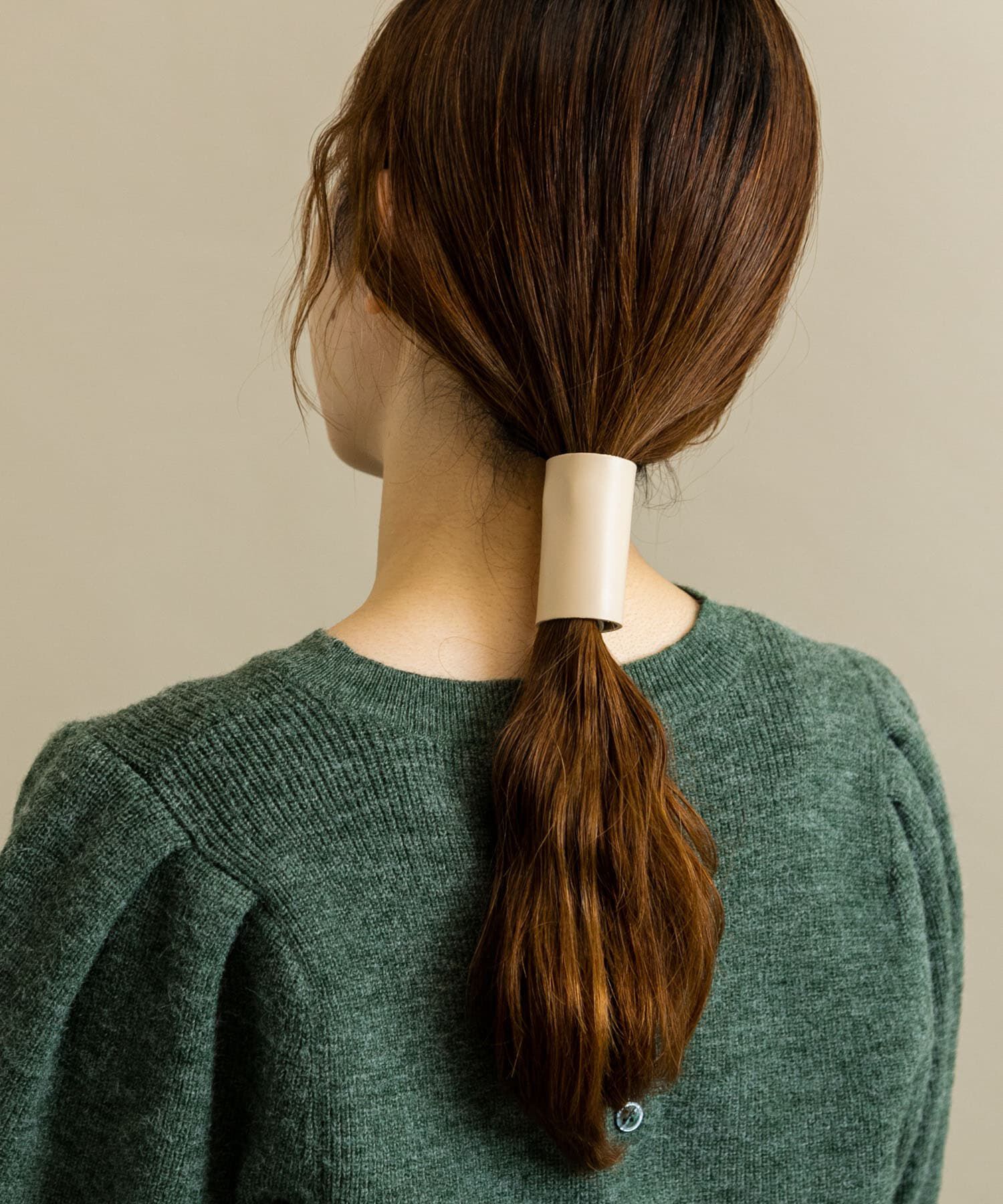 SMELLY「フェイクレザーヘアカフセット」|ヘアゴム・シュシュ|