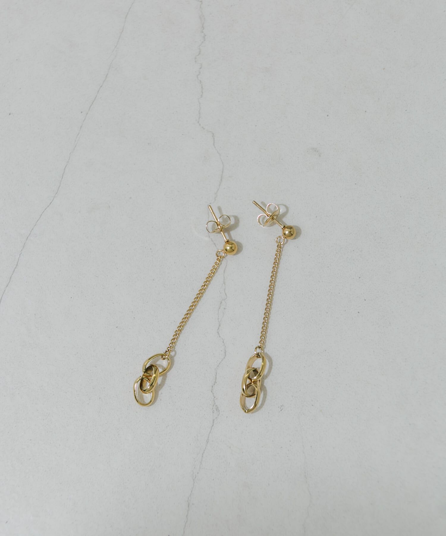 SMELLY「ステンレスドロップスウェイピアス」|ピアス|