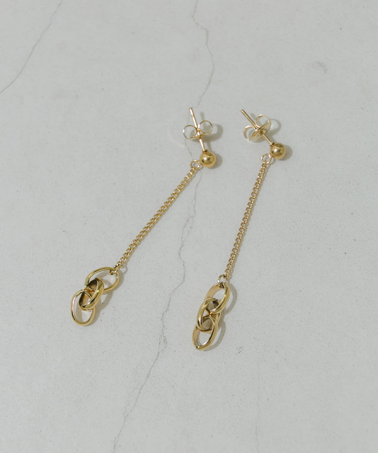 SMELLY「ステンレスドロップスウェイピアス」|ピアス|