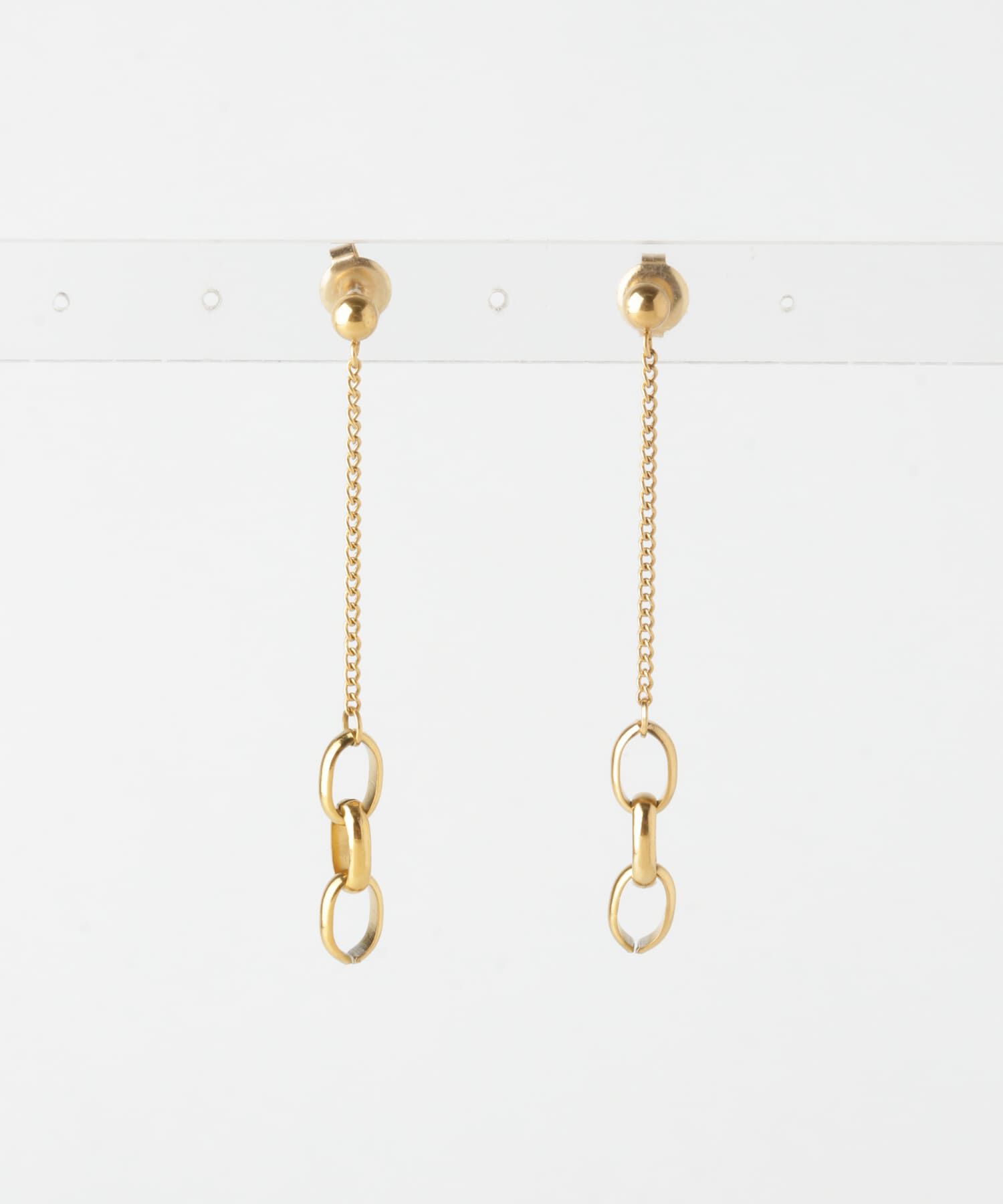 SMELLY「ステンレスドロップスウェイピアス」|ピアス|