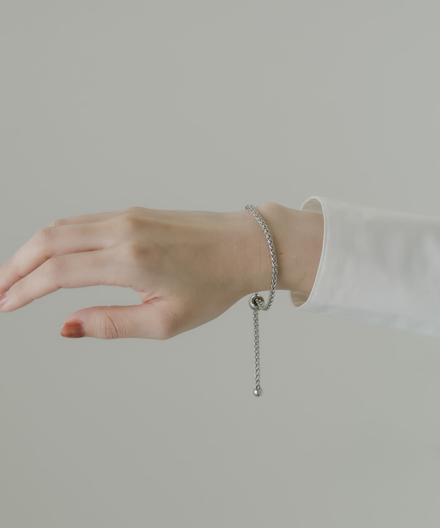 SMELLY「メタルチェーンスライドブレスレット」|ブレスレット・バングル|