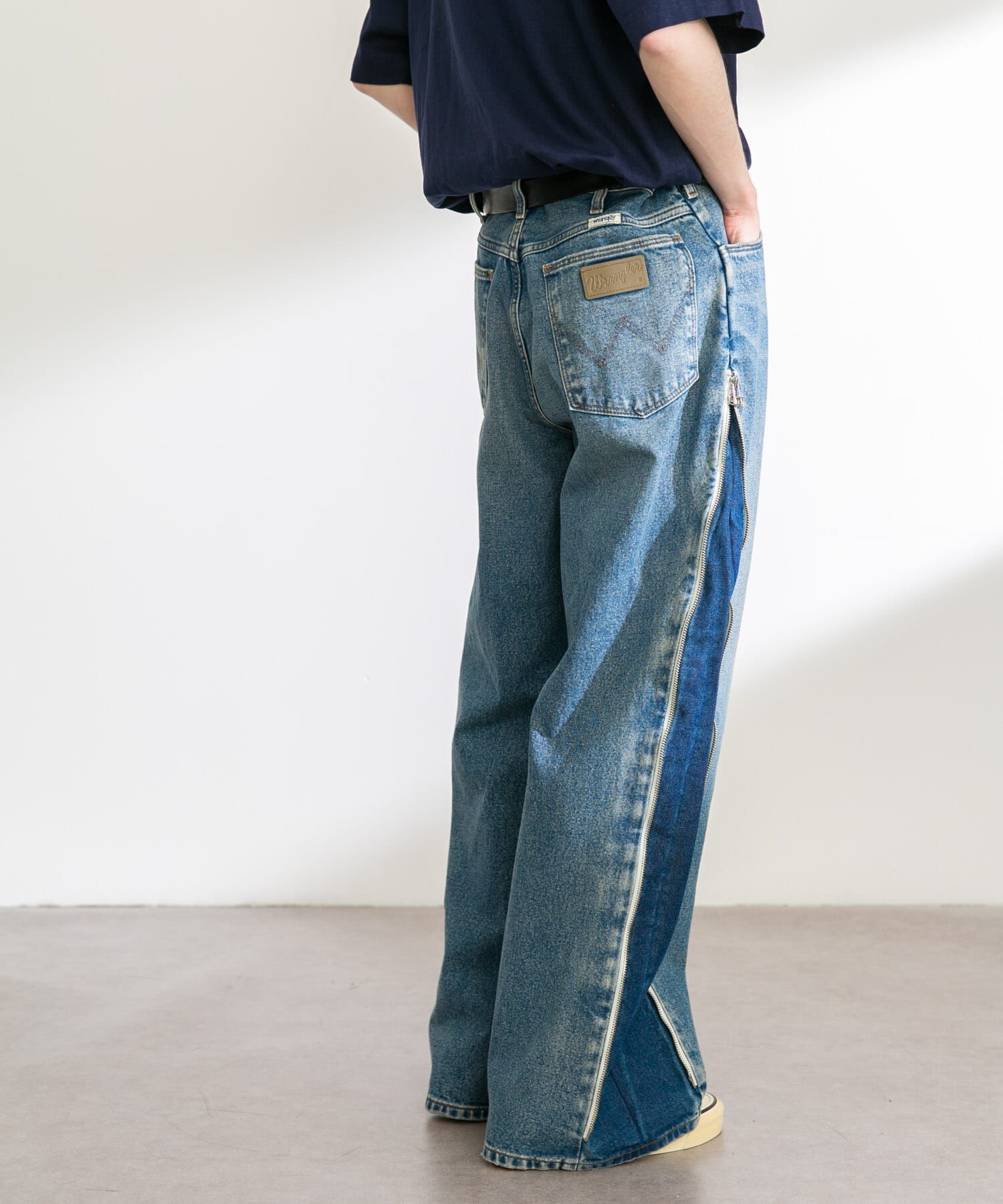 Sonny Label 「Wrangler　WREMAKE SIDE ZIP FLARE」|デニム|