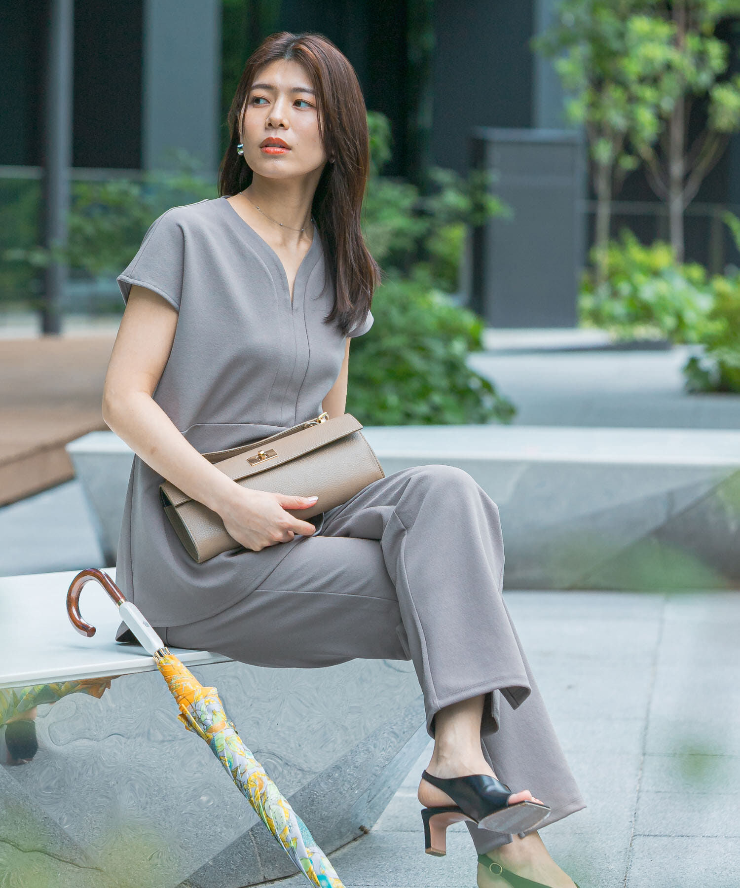 URBAN RESEARCH ROSSO「F by ROSSO　クールタッチペプラムプルオーバー+イージーパンツ」|その他|