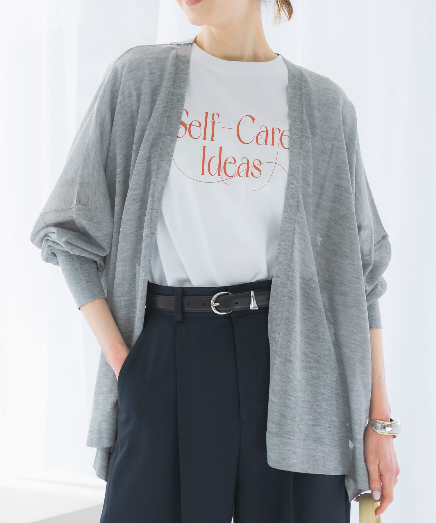 URBAN RESEARCH ROSSO「WAVEUNION　SELF CARE IDEA T-SHIRTS」|Tシャツ・カットソー|ホワイト