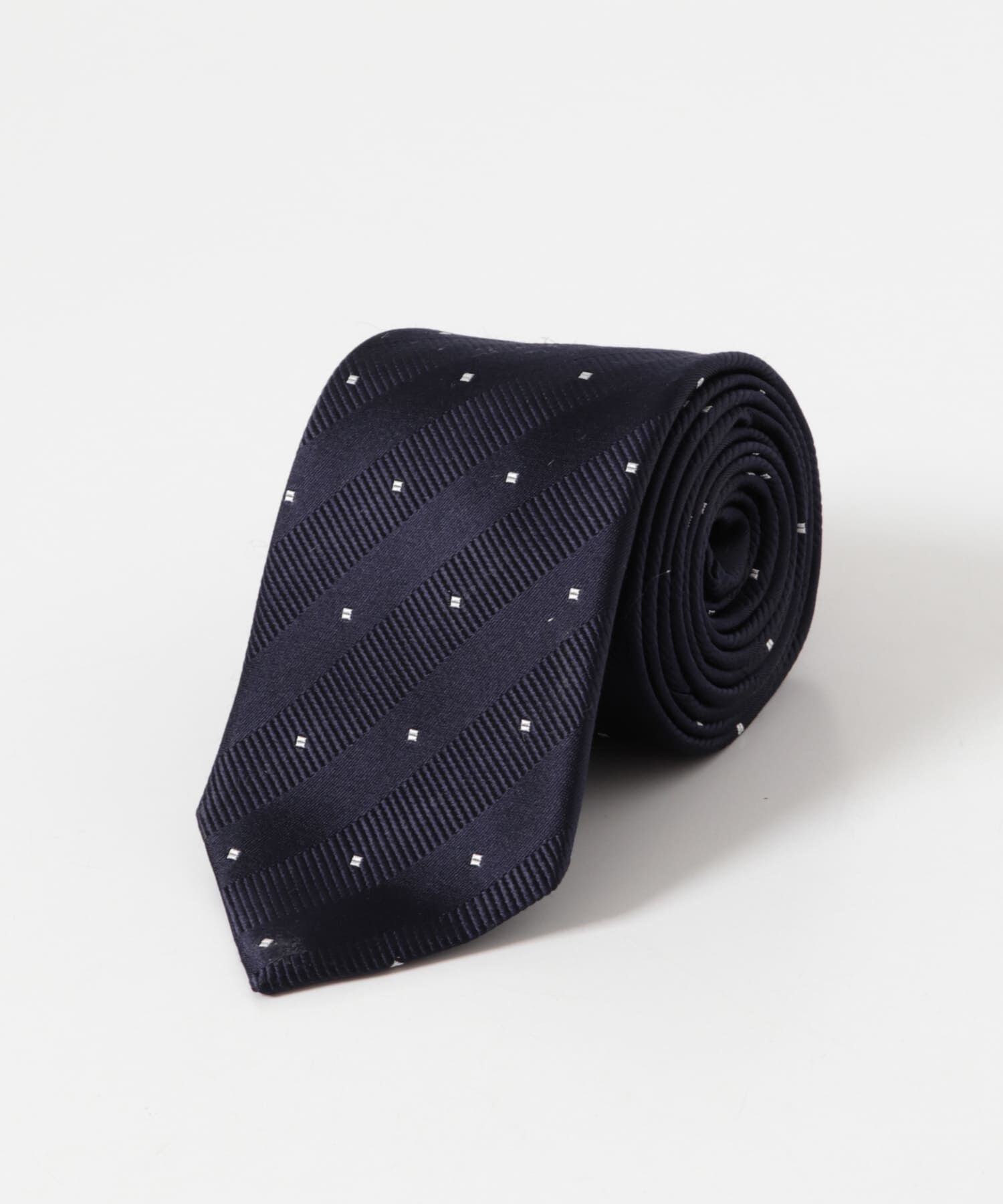 URBAN RESEARCH DOORS「LIFE STYLE TAILOR　25AW国内タイドット1」|ネクタイ・蝶ネクタイ|ネイビー