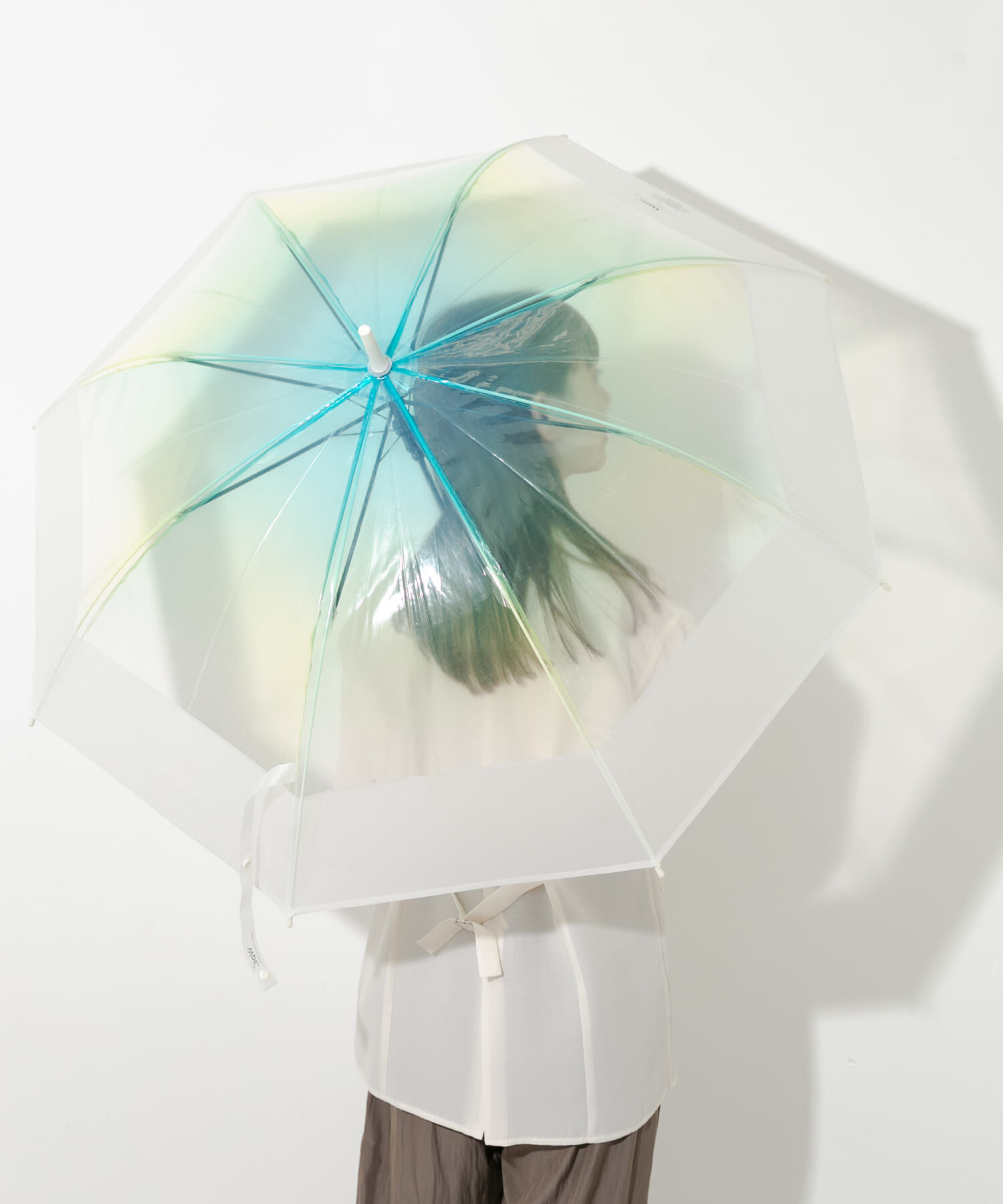 SMELLY「Wpc.　切り継ぎグラデーションアンブレラ」|傘|