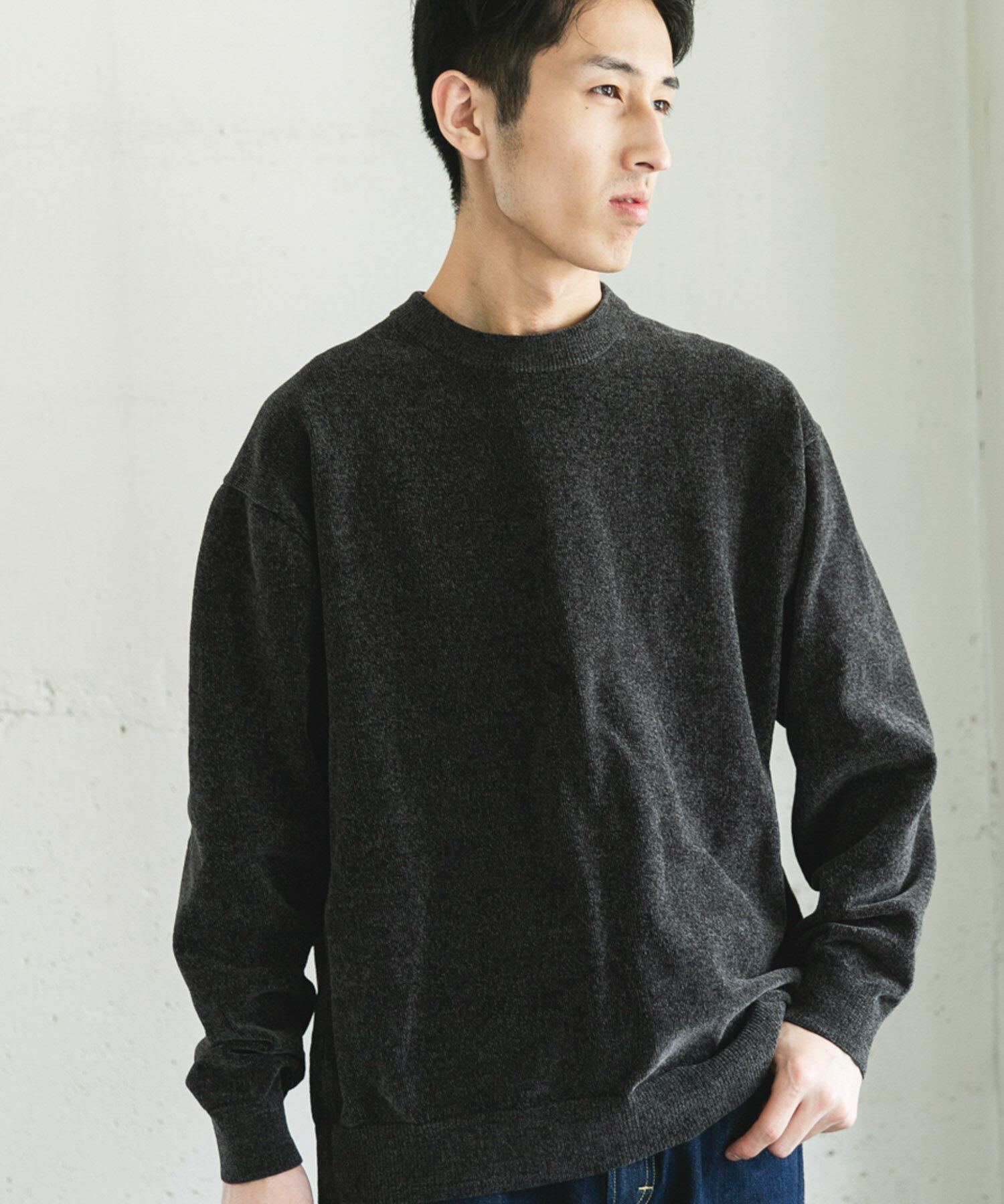 URBAN RESEARCH DOORS「モールニットプルオーバー」|ニット・セーター|