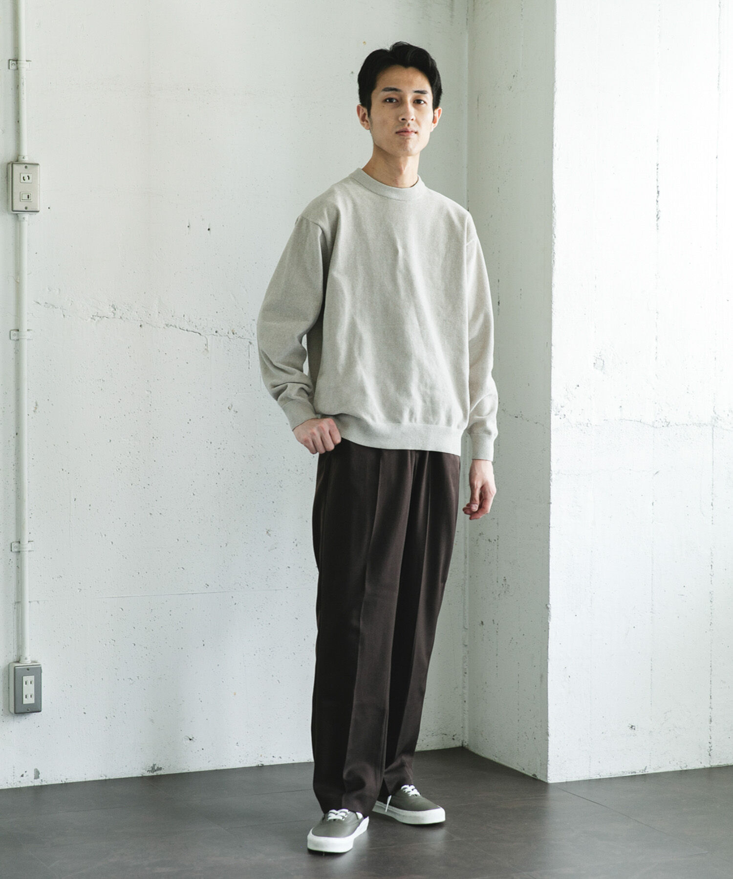 URBAN RESEARCH DOORS「モールニットプルオーバー」|ニット・セーター|