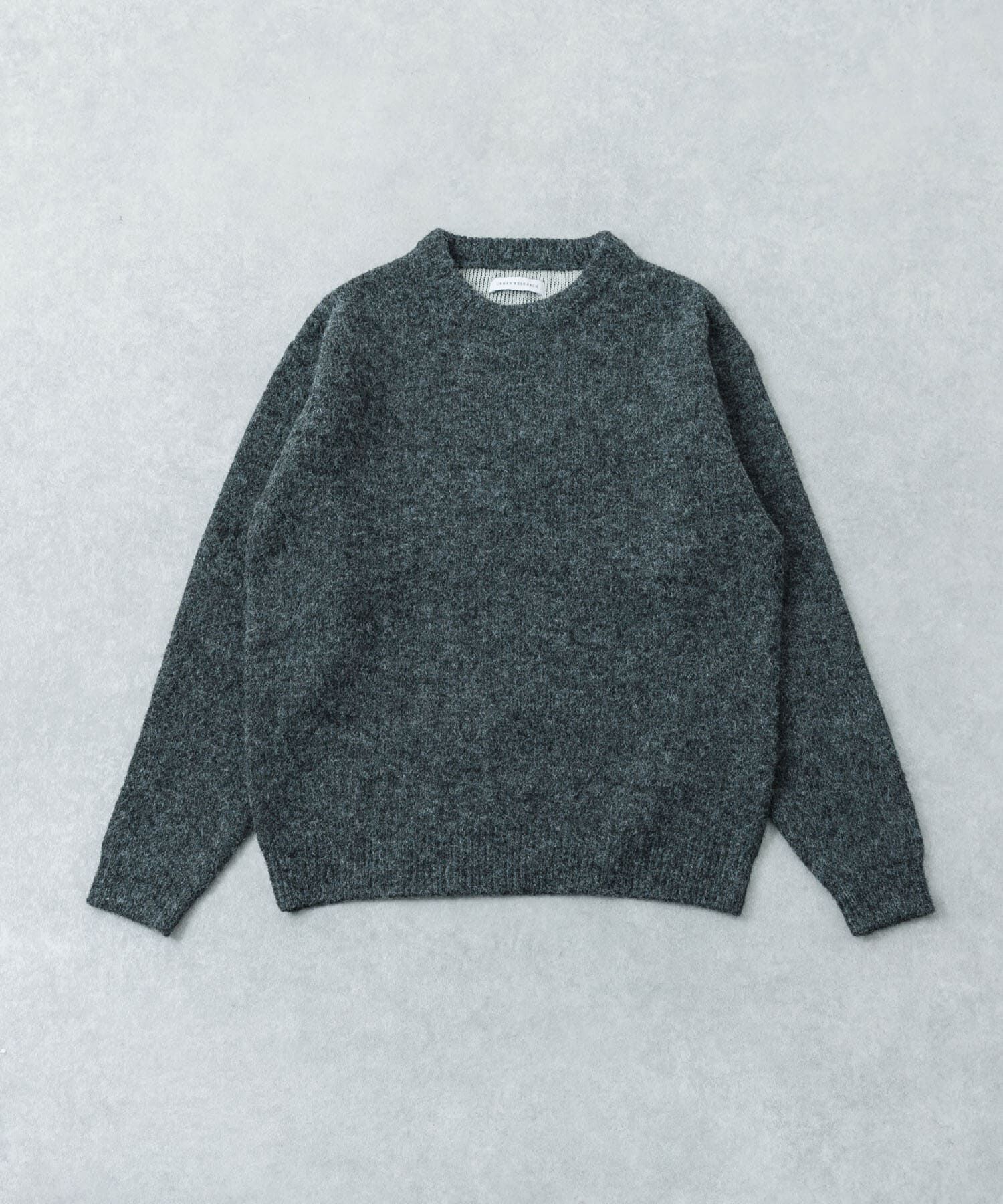 URBAN RESEARCH「W face Knit Pullover」|ニット・セーター|チャコールグレー