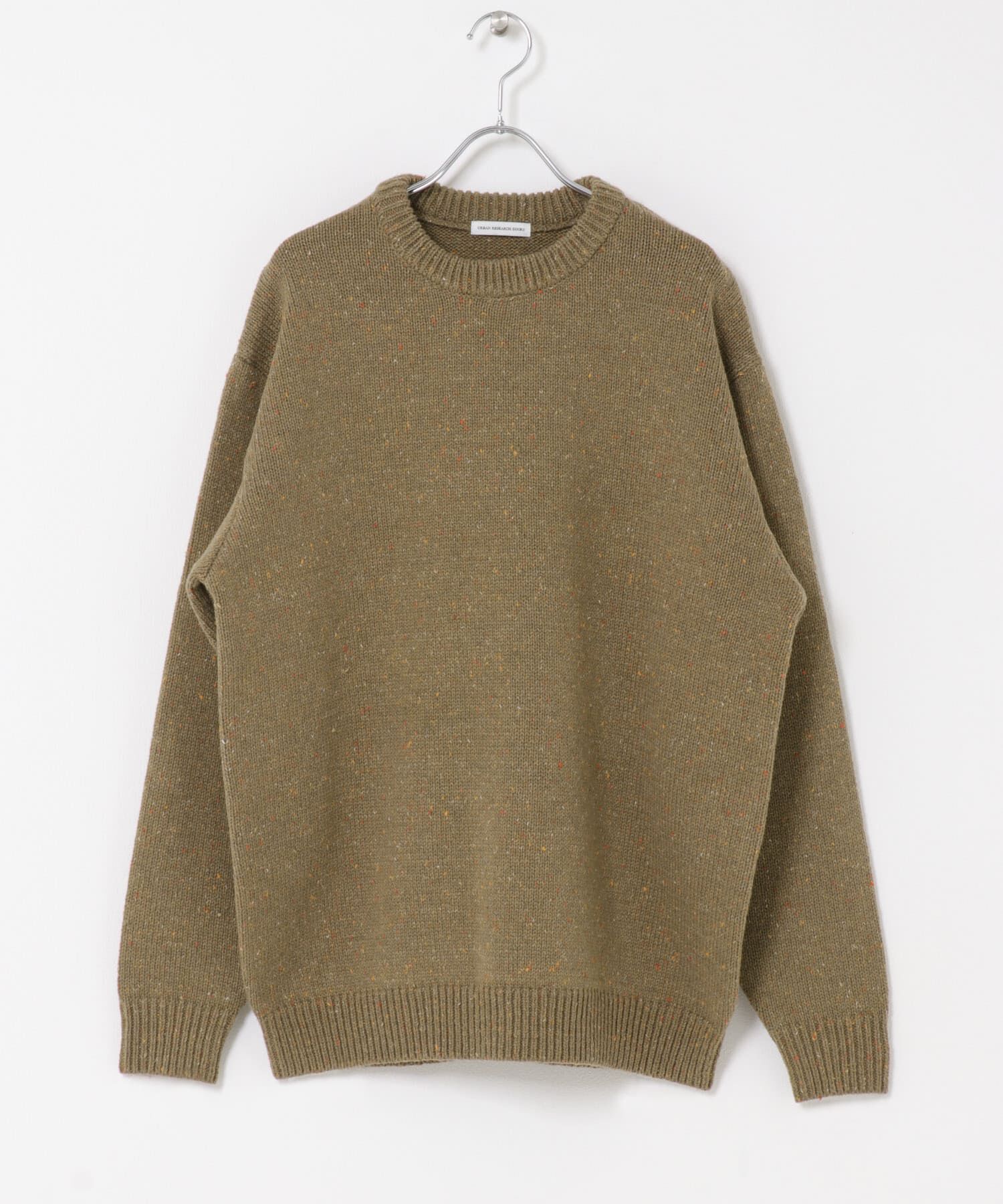 URBAN RESEARCH DOORS「ウールブレンドネップクルーネックニット」|ニット・セーター|