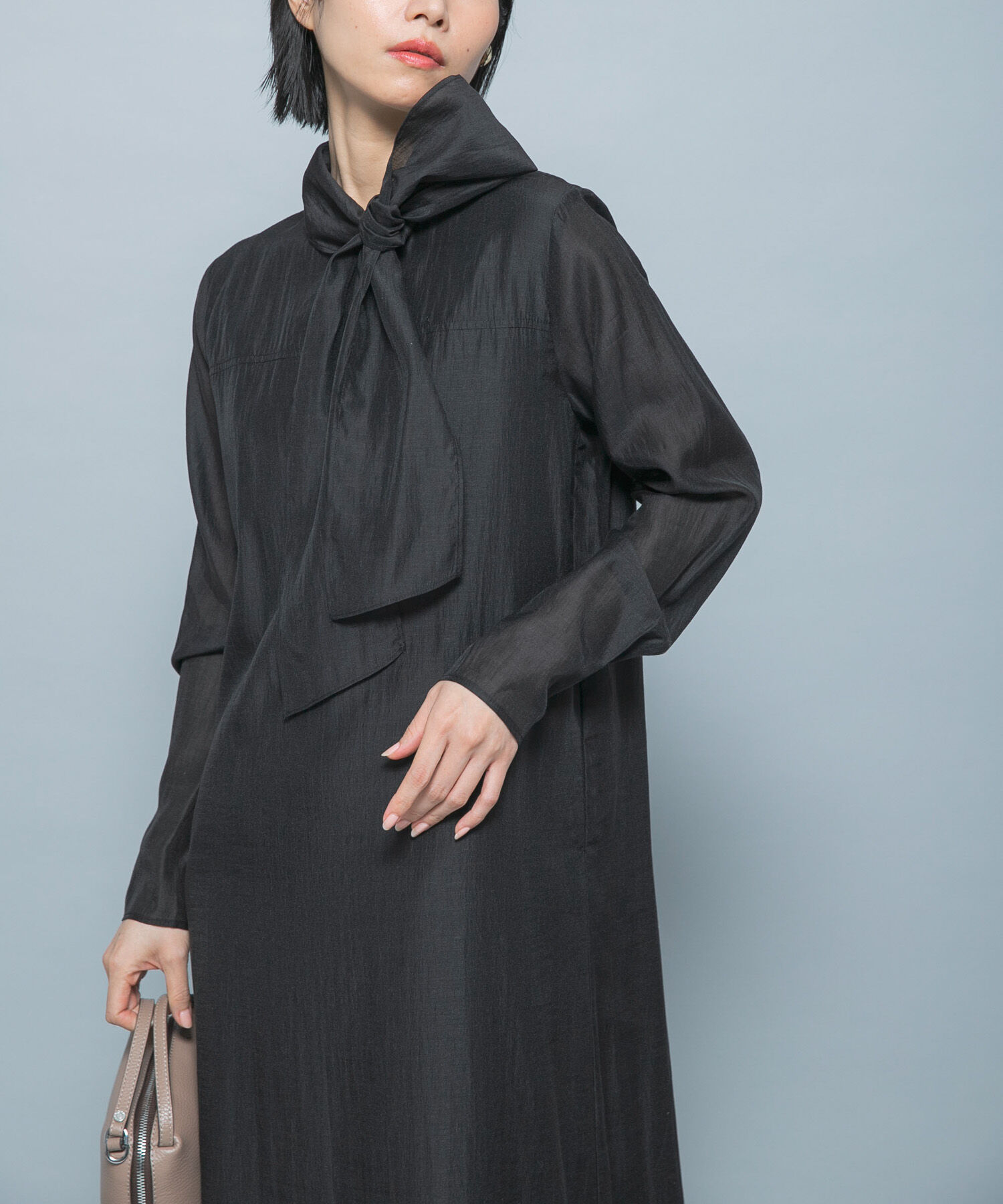 URBAN RESEARCH ROSSO「シルク混シアーオーガンジーワンピース」|ワンピース|