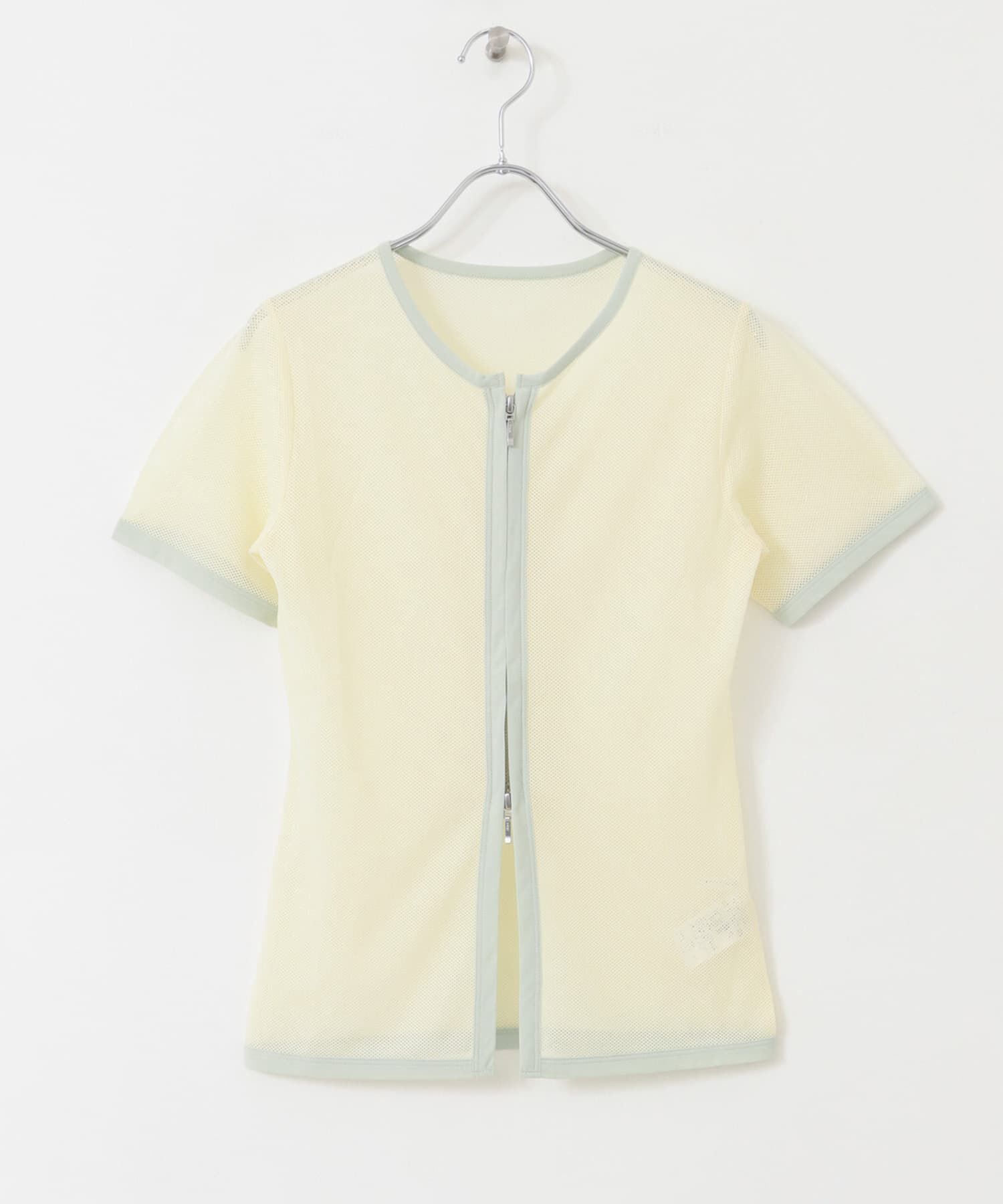  「メッシュZIPトップス」|Tシャツ・カットソー|