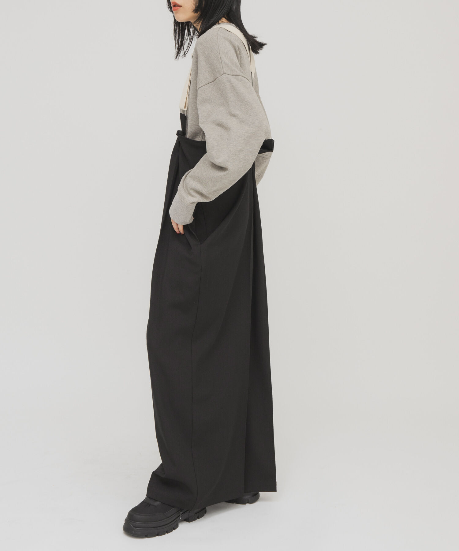  「BACKタックサスペンダーパンツ」|その他|