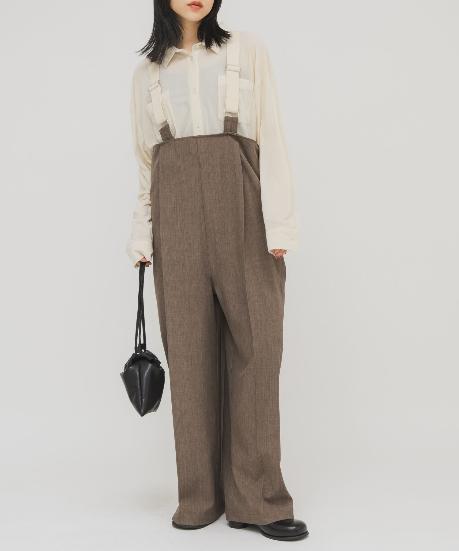  「BACKタックサスペンダーパンツ」|その他|