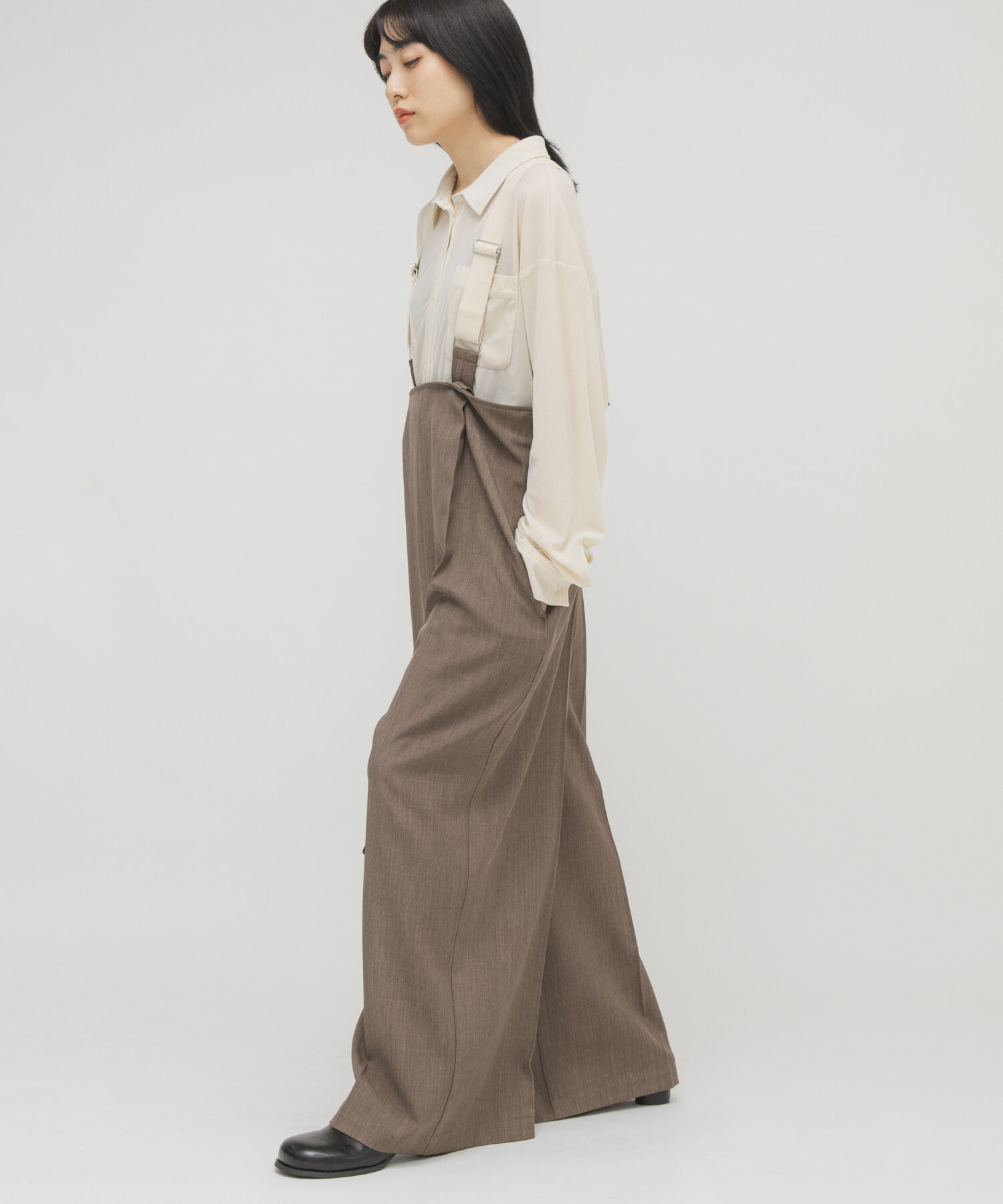  「BACKタックサスペンダーパンツ」|その他|