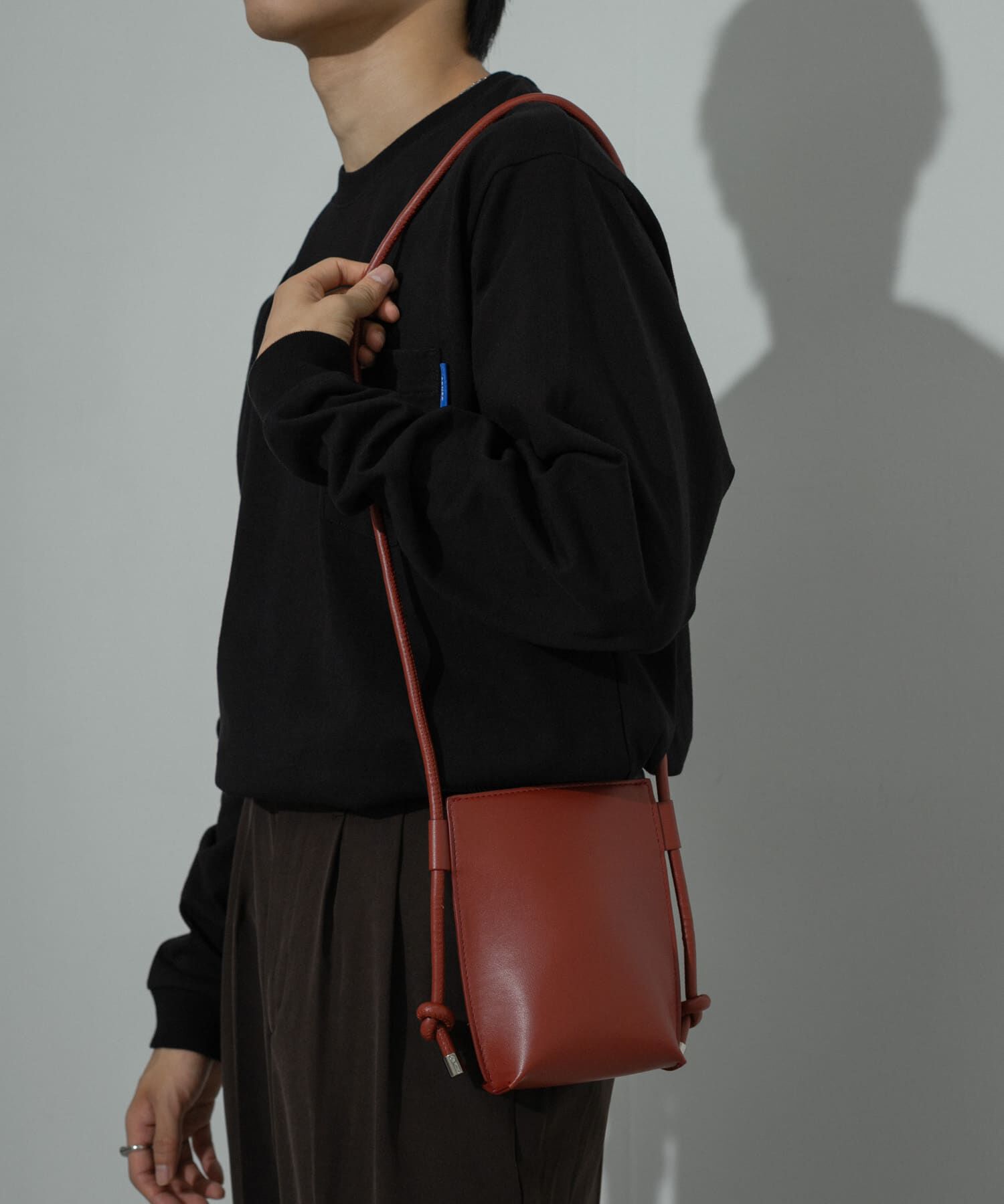 SENSE OF PLACE by URBAN RESEARCH「コードショルダーバッグ」|ショルダー・メッセンジャー|オレンジ