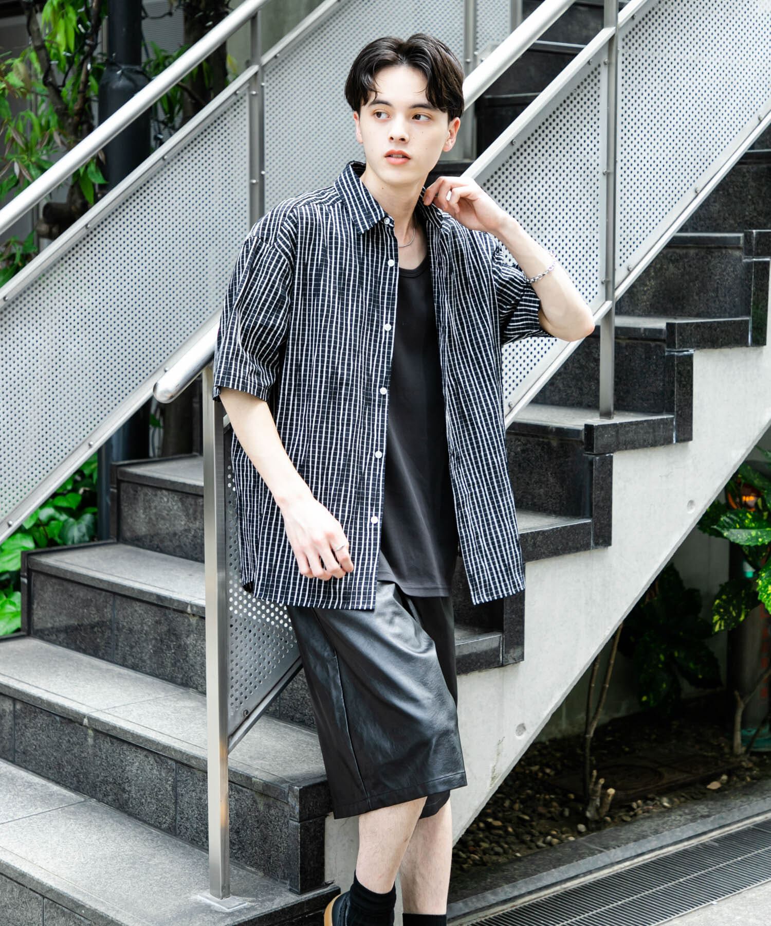 SENSE OF PLACE by URBAN RESEARCH「アソートジャガードショートスリーブシャツ」|シャツ・ブラウス|