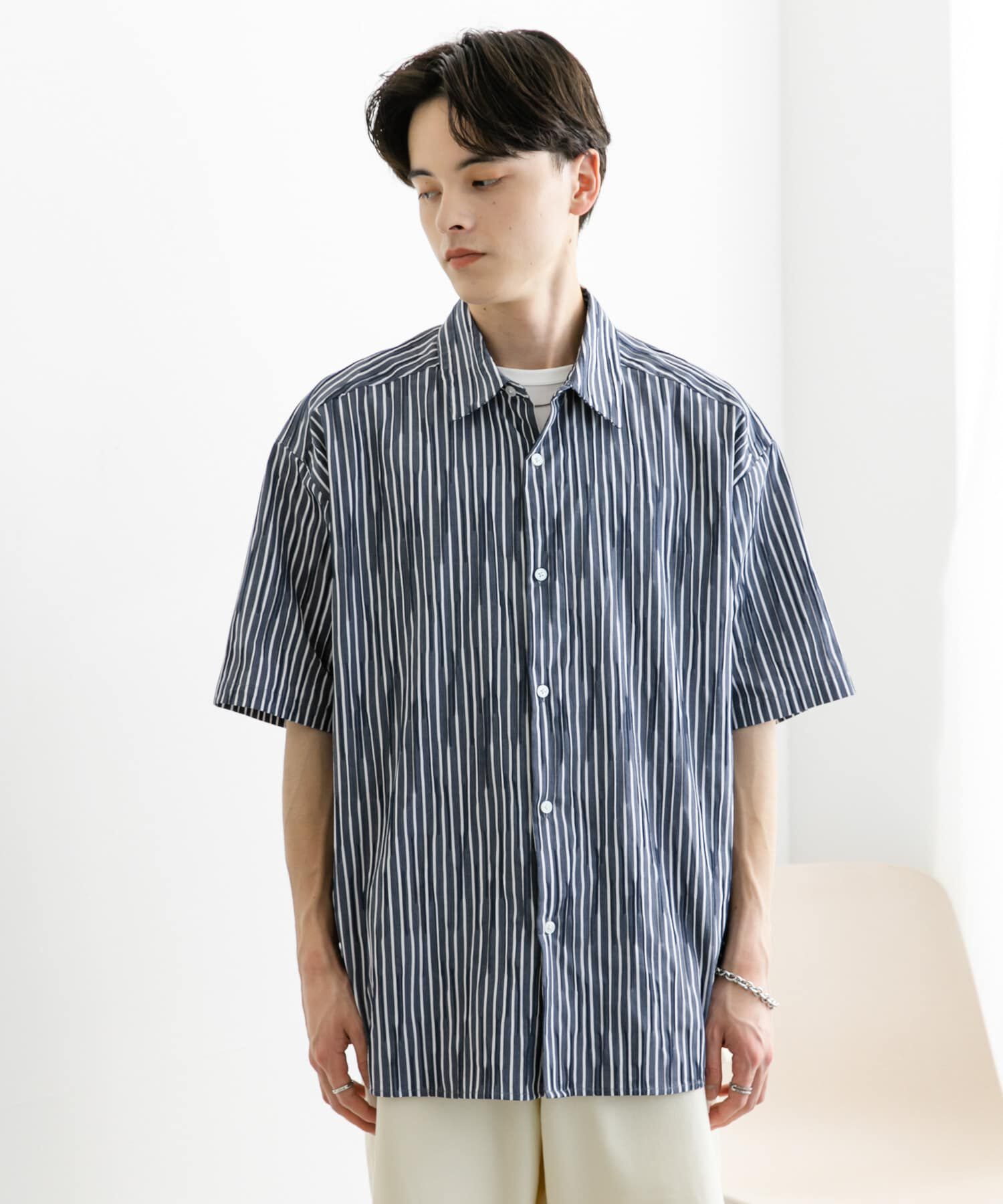 SENSE OF PLACE by URBAN RESEARCH「アソートジャガードショートスリーブシャツ」|シャツ・ブラウス|