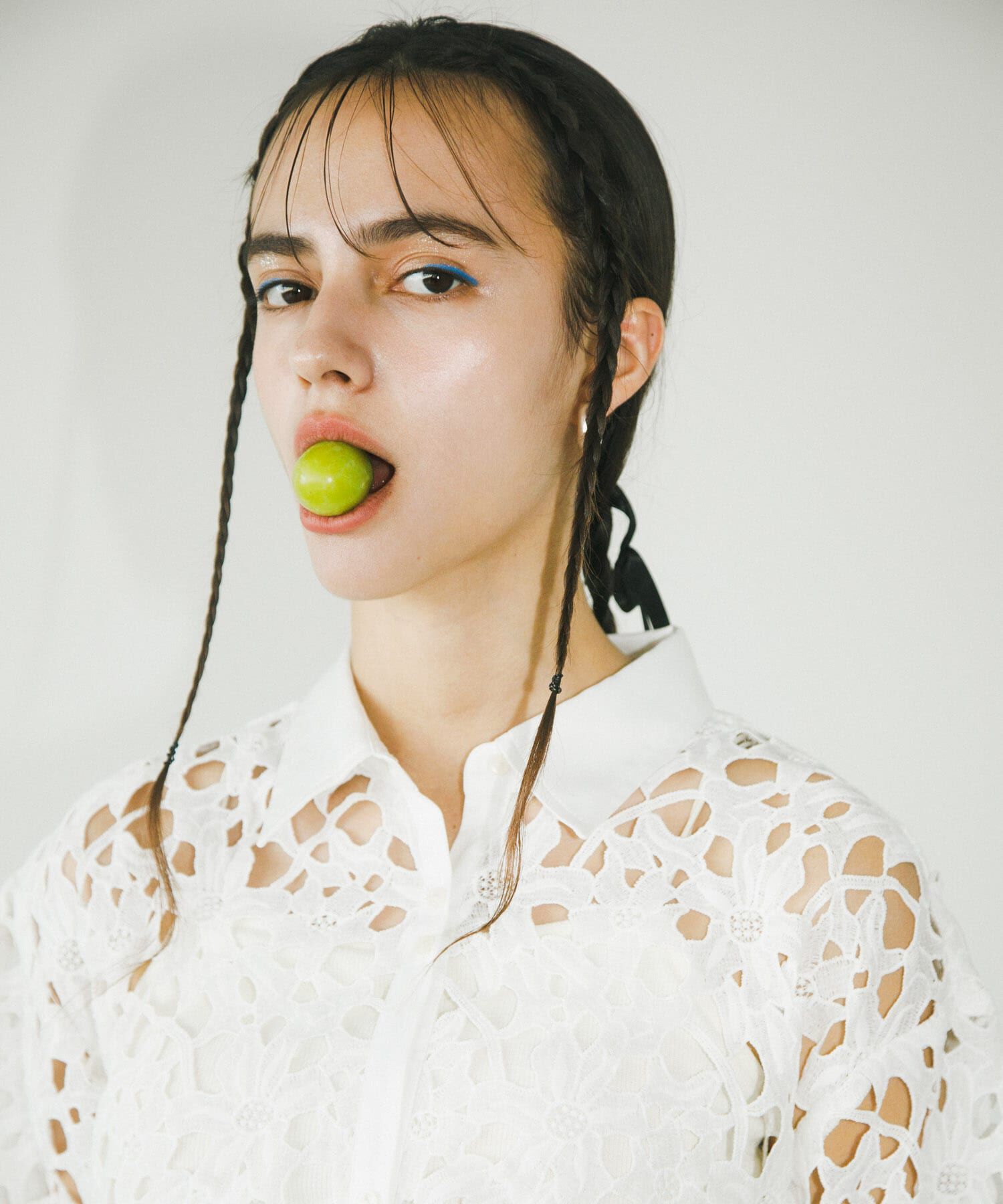 SENSE OF PLACE by URBAN RESEARCH「レースクロップドシャツ(半袖)」|シャツ・ブラウス|