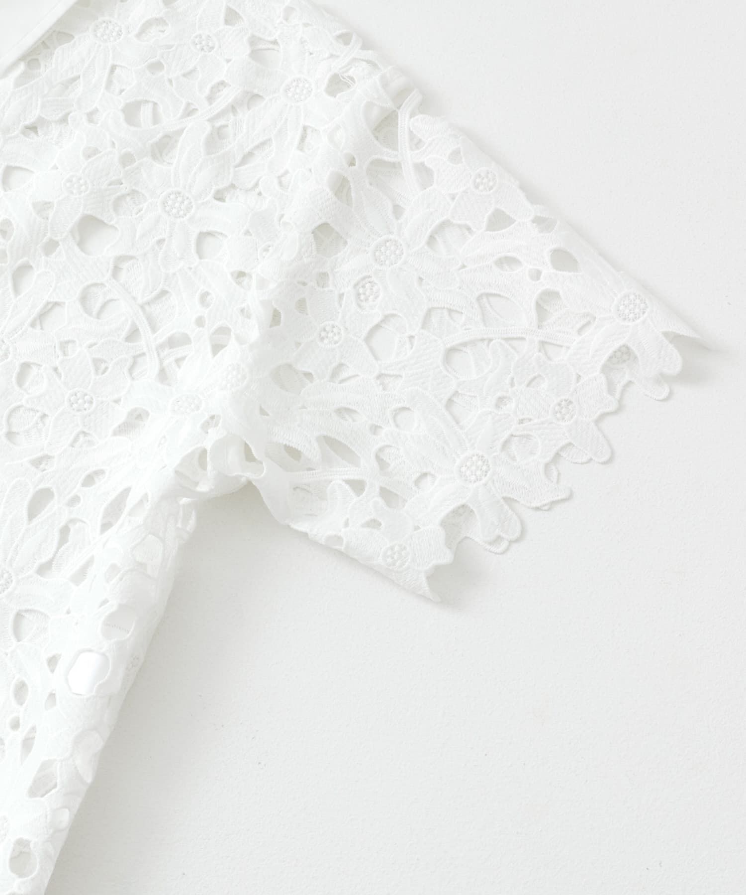 SENSE OF PLACE by URBAN RESEARCH「レースクロップドシャツ(半袖)」|シャツ・ブラウス|