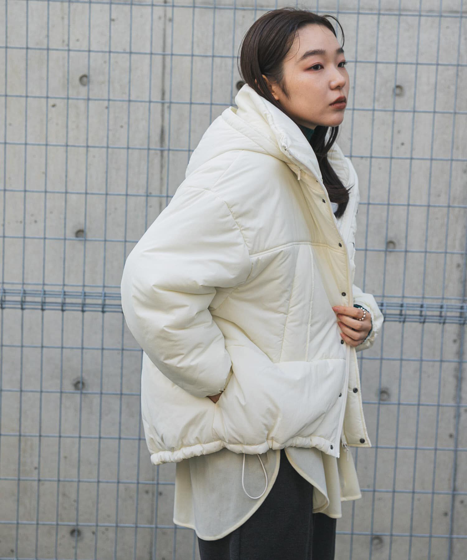 SENSE OF PLACE by URBAN RESEARCH「『2WAY仕様/撥水』『UR TECH』モンスターブルゾン」|ダウン|アイボリー