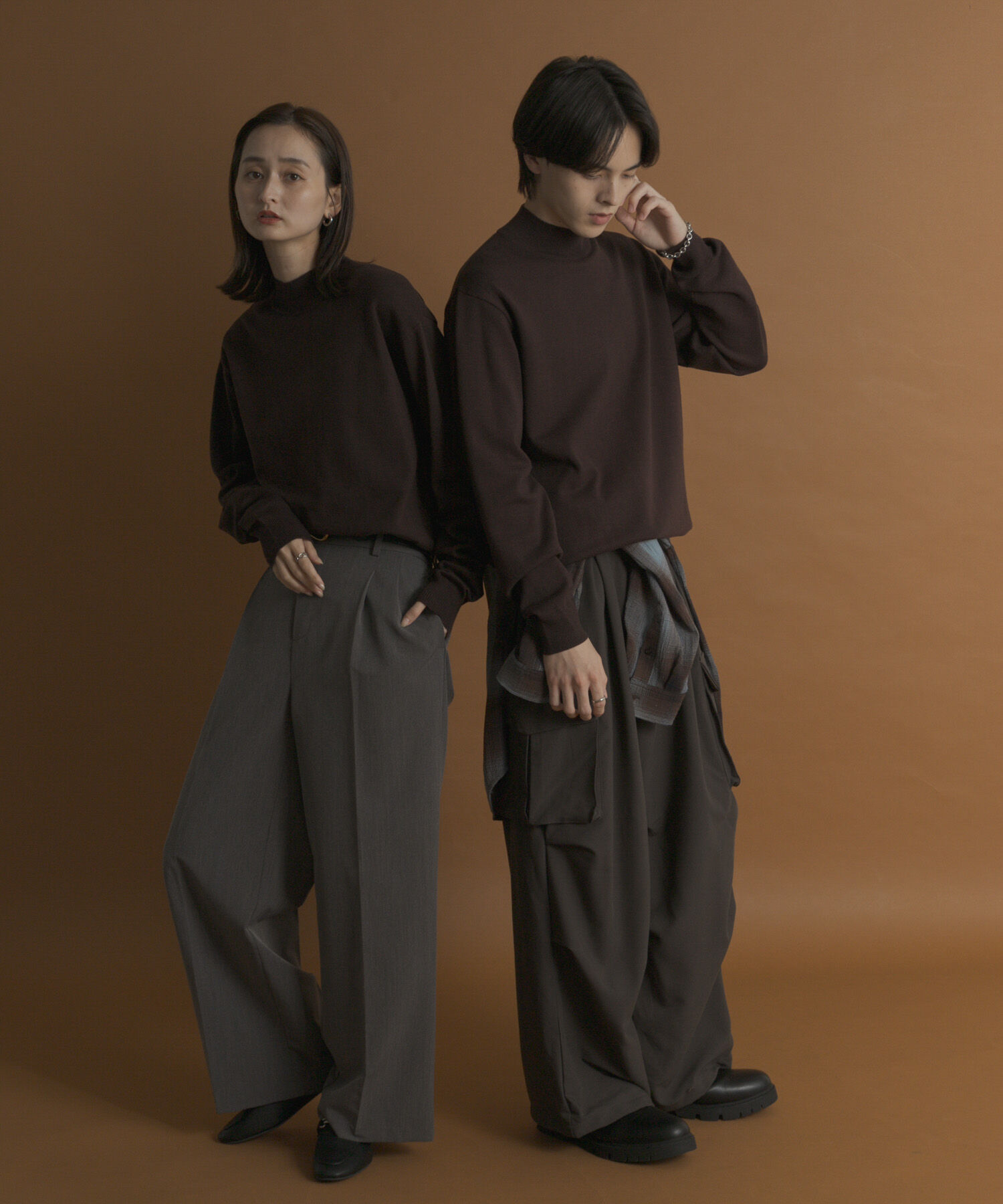 SENSE OF PLACE by URBAN RESEARCH「『一部WEB限定カラー』『洗濯可/毛玉防止』ストレッチモックネックニット」|ニット・セーター|