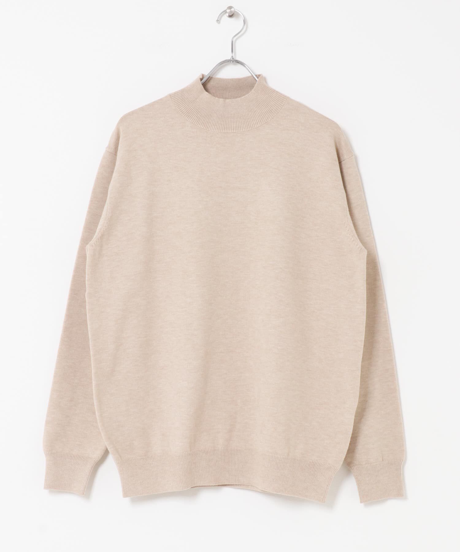 SENSE OF PLACE by URBAN RESEARCH「『一部WEB限定カラー』『洗濯可/毛玉防止』ストレッチモックネックニット」|ニット・セーター|