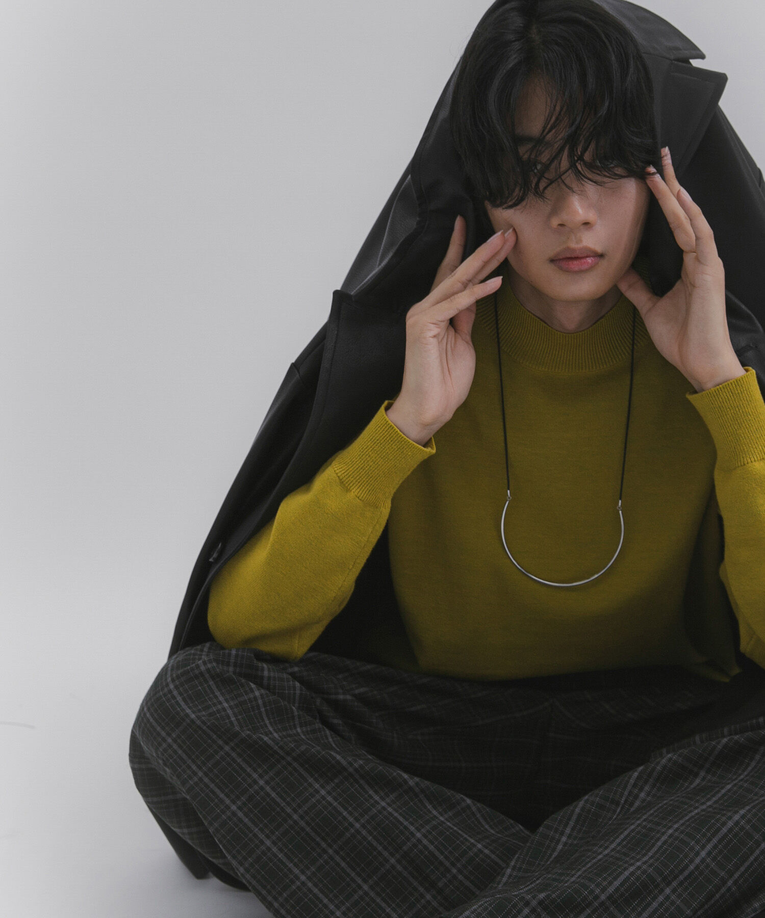 SENSE OF PLACE by URBAN RESEARCH「『一部WEB限定カラー』『洗濯可/毛玉防止』ストレッチモックネックニット」|ニット・セーター|