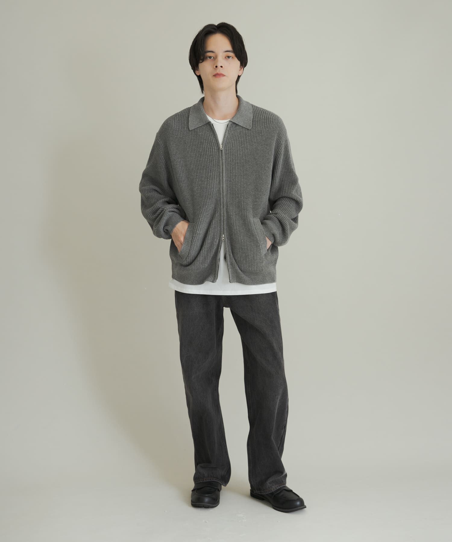 SENSE OF PLACE by URBAN RESEARCH「ダブルジップニットカーディガン」|ニット・セーター|
