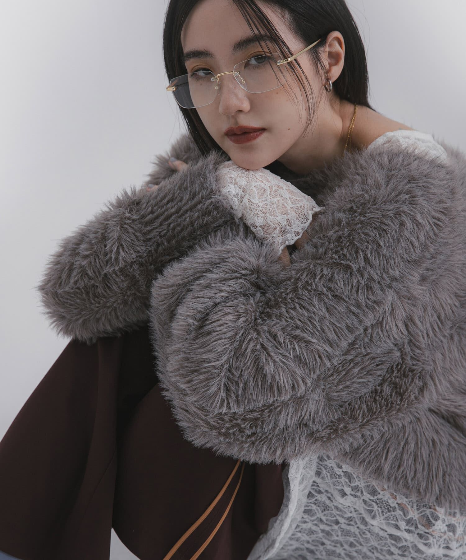 SENSE OF PLACE by URBAN RESEARCH「ミックスシャギーセーター」|ニット・セーター|