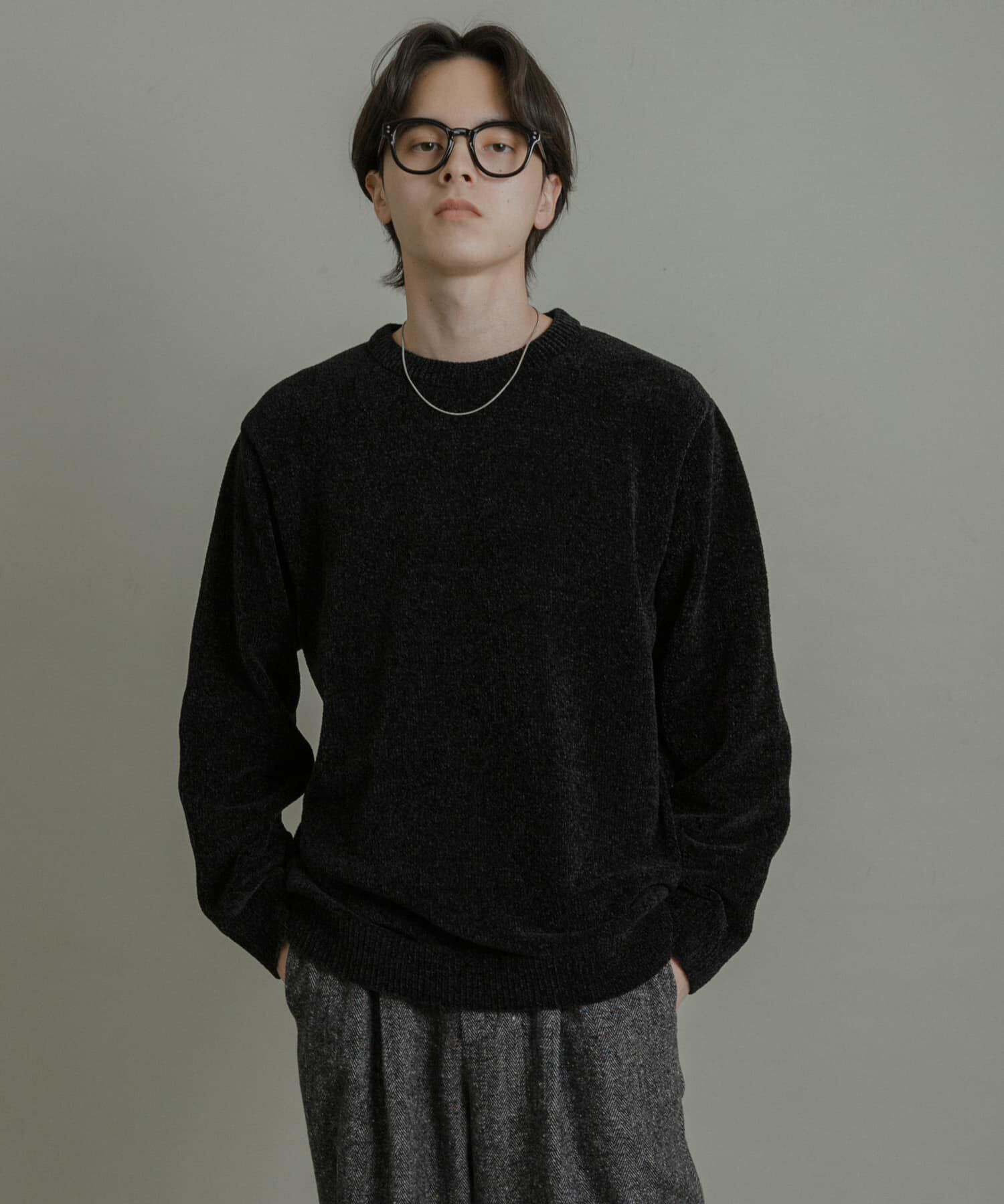 SENSE OF PLACE by URBAN RESEARCH「『洗濯可』モールニットプルオーバー」|ニット・セーター|