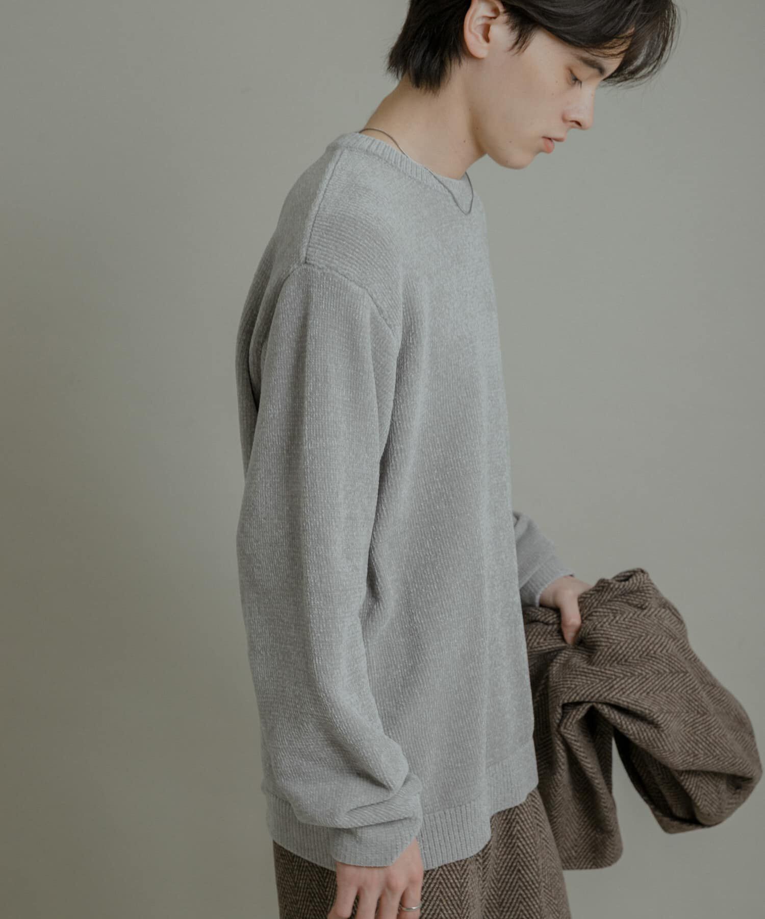 SENSE OF PLACE by URBAN RESEARCH「『洗濯可』モールニットプルオーバー」|ニット・セーター|