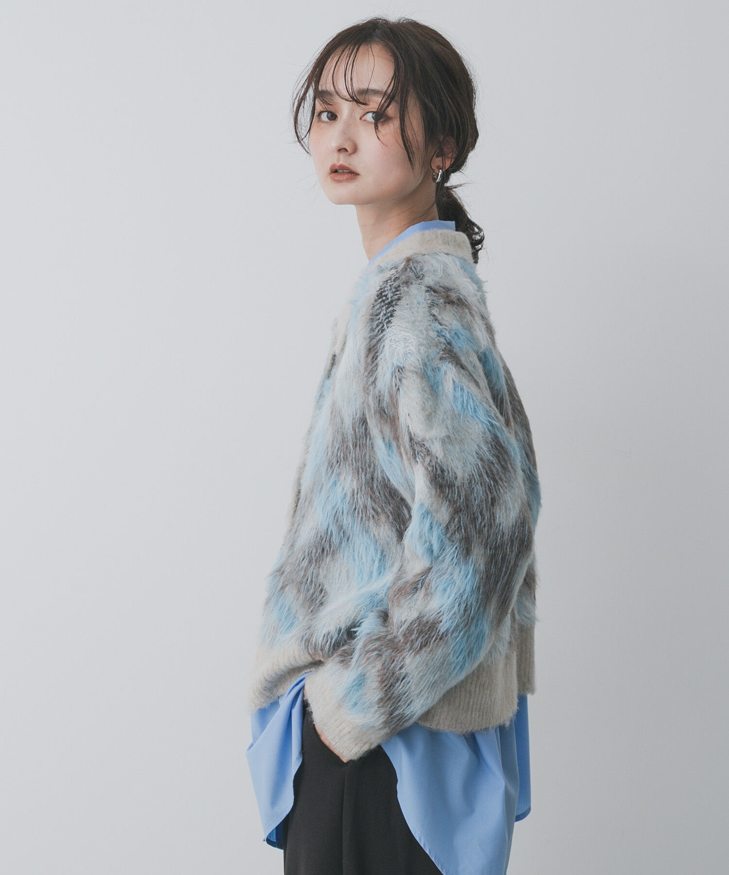 SENSE OF PLACE by URBAN RESEARCH「『洗濯可』エリツキチェックカーディガン」|カーディガン|