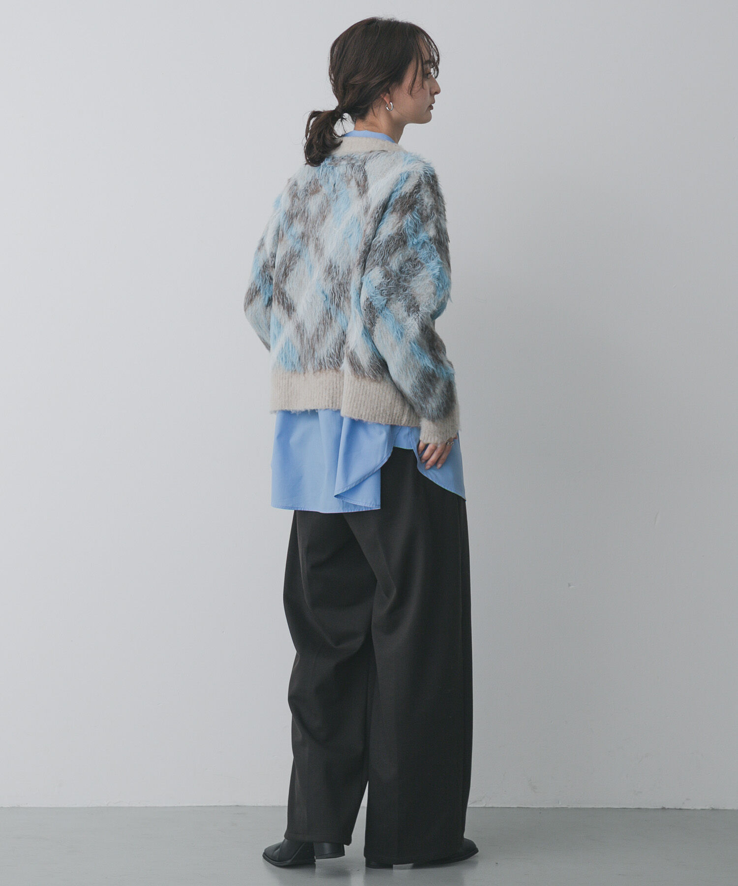 SENSE OF PLACE by URBAN RESEARCH「『洗濯可』エリツキチェックカーディガン」|カーディガン|